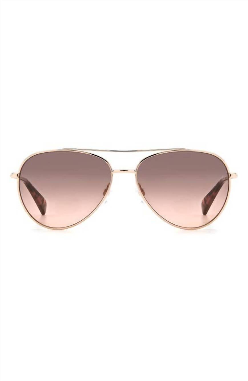 NEW RAG & BONE unisex rnb1064/g/s 0au2 n4 sunglasses in gradient rose brown
